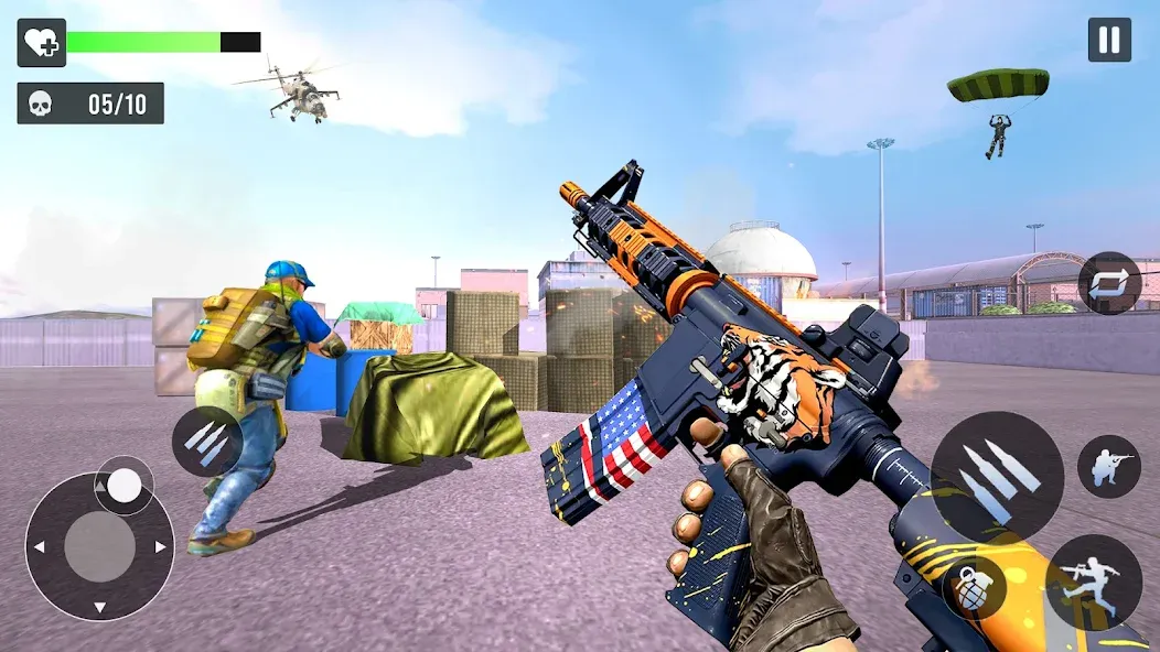 Gun Games - FPS Shooting Games (ФПС офлайн игры по стрельбе из пистолета)  [МОД Много монет] Screenshot 3