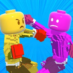 Взлом Block Fighter: Boxing Battle (Блок Файтер)  [МОД Mega Pack] - последняя версия apk на Андроид