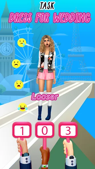 Fashion Battle - Girl Dress Up  [МОД Unlocked] Screenshot 3