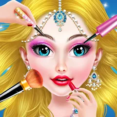 Скачать взлом Doll Makeover - Fashion Queen (Игры по макияжу для девочек)  [МОД Бесконечные деньги] - последняя версия apk на Андроид