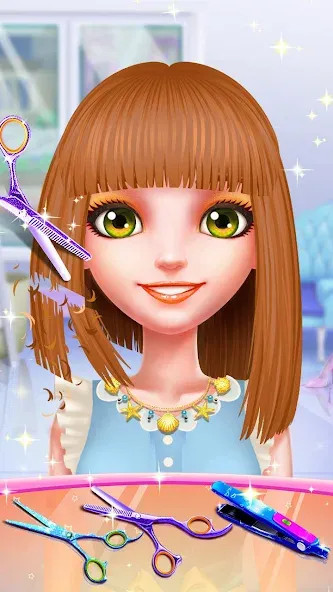 Girls Hair Salon  [МОД Unlocked] Screenshot 5