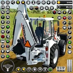 Взломанная Real JCB Construction Games 3D  [МОД Все открыто] - полная версия apk на Андроид