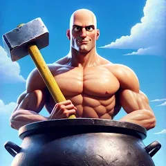 Взлом Hammer Climber Man: Pot Man 3D  [МОД Unlimited Money] - стабильная версия apk на Андроид