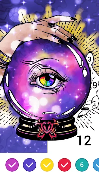 Magic Paint: Color by number (Магик Пейнт)  [МОД Много денег] Screenshot 4