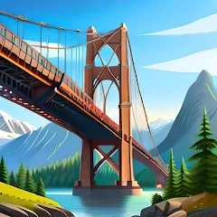 Скачать взломанную Bridgezz: Bridge Construction (Бриджзз)  [МОД Mega Pack] - стабильная версия apk на Андроид