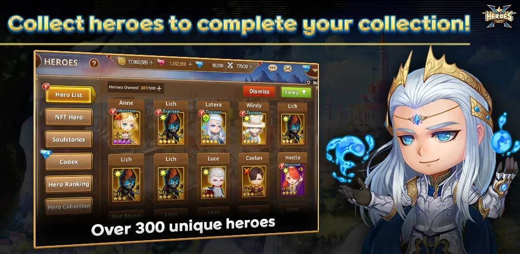 X Heroes: NFT War (Икс Хероес)  [МОД Много монет] Screenshot 2