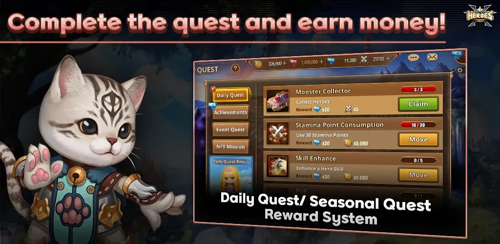 X Heroes: NFT War (Икс Хероес)  [МОД Много монет] Screenshot 5