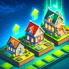 Скачать взлом Merge HomeTown: Merge Games  [МОД Mega Pack] - полная версия apk на Андроид