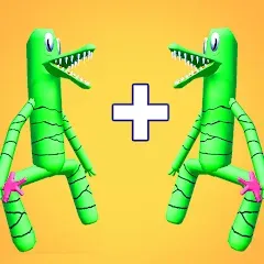 Скачать взломанную Merge Monster Squad (Мердж Рейнбоу)  [МОД Unlimited Money] - полная версия apk на Андроид