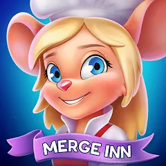 Взломанная Merge Inn - Cafe Merge Game (Мердж Инн)  [МОД Mega Pack] - стабильная версия apk на Андроид