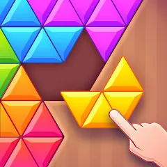 Взлом Triangles & Blocks (Полиблок)  [МОД Mega Pack] - последняя версия apk на Андроид