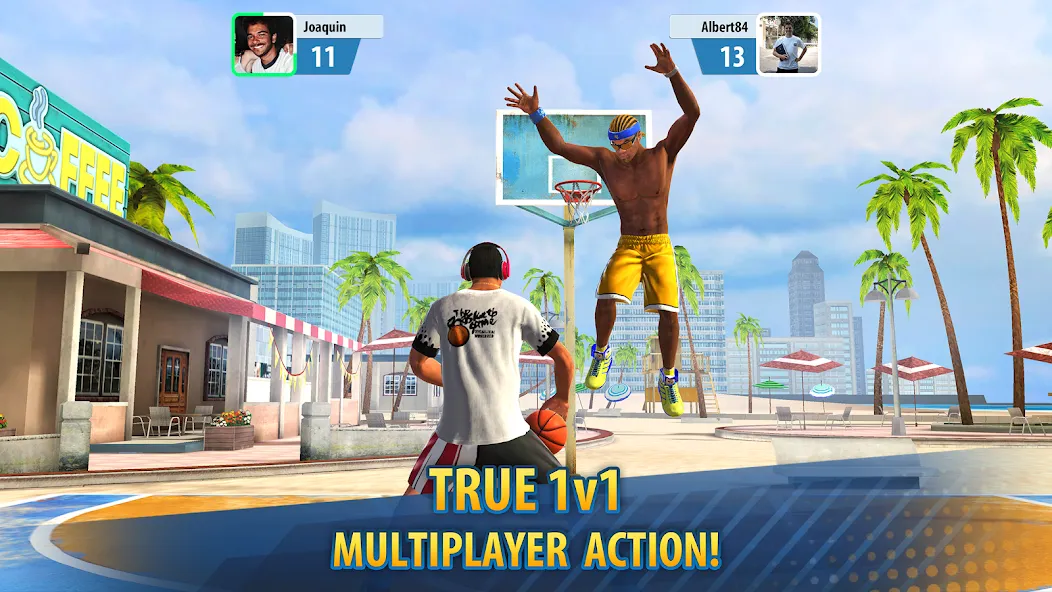 Basketball Stars: Multiplayer (Баскетбол Старс)  [МОД Много денег] Screenshot 2