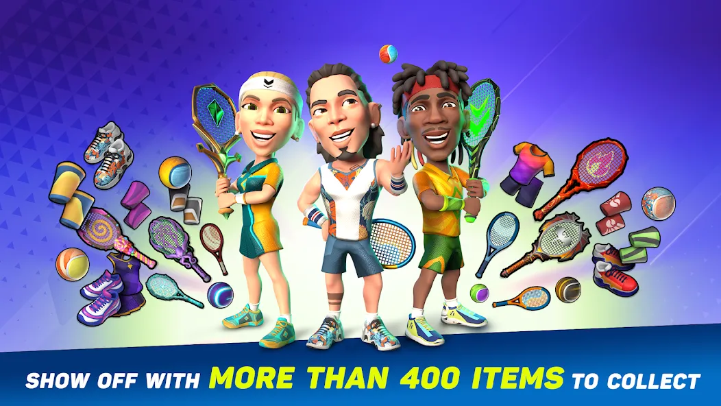 Mini Tennis: Perfect Smash (Мини Теннис)  [МОД Много монет] Screenshot 5
