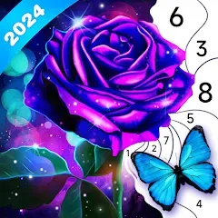 Взлом Fancy Color - Paint By Number (Фэнси Колор)  [МОД Все открыто] - полная версия apk на Андроид