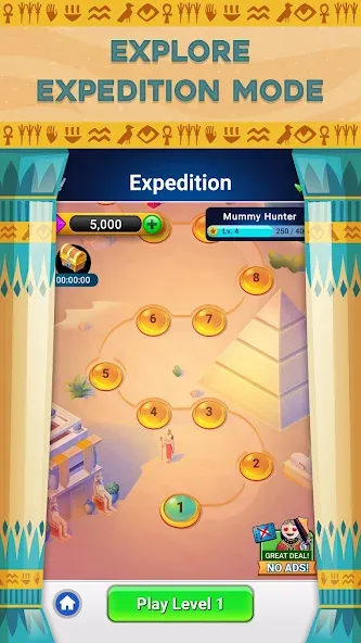 Pyramid Solitaire - Card Games (Пирамида Солитер)  [МОД Много денег] Screenshot 1