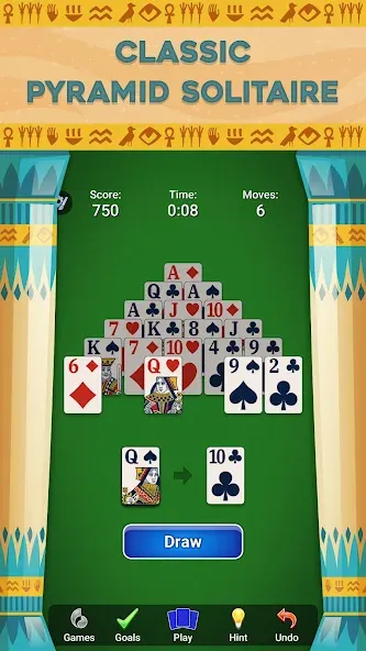 Pyramid Solitaire - Card Games (Пирамида Солитер)  [МОД Много денег] Screenshot 3