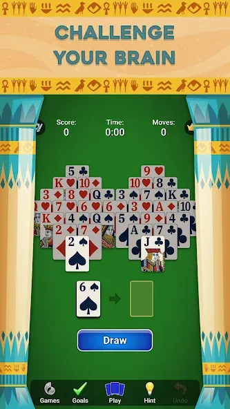 Pyramid Solitaire - Card Games (Пирамида Солитер)  [МОД Много денег] Screenshot 5