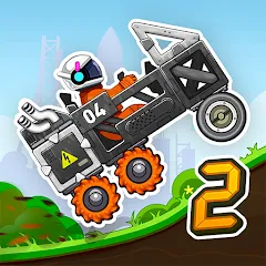 Скачать взломанную Rovercraft 2: Race a space car (Роверкрафт 2)  [МОД Много денег] - последняя версия apk на Андроид