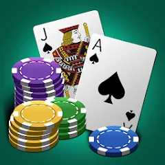 Взломанная World Blackjack King  [МОД Много монет] - последняя версия apk на Андроид
