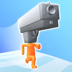 Взломанная Gun Head Run (Ган Хэд Ран)  [МОД Меню] - полная версия apk на Андроид