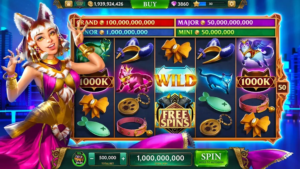 ARK Casino - Vegas Slots Game (АРК Казино)  [МОД Бесконечные монеты] Screenshot 4