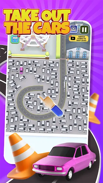 Parking Jam: Car Parking Games (Паркинг Джем)  [МОД Бесконечные монеты] Screenshot 5