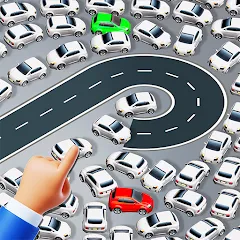 Скачать взломанную Parking Jam: Car Parking Games (Паркинг Джем)  [МОД Бесконечные монеты] - стабильная версия apk на Андроид