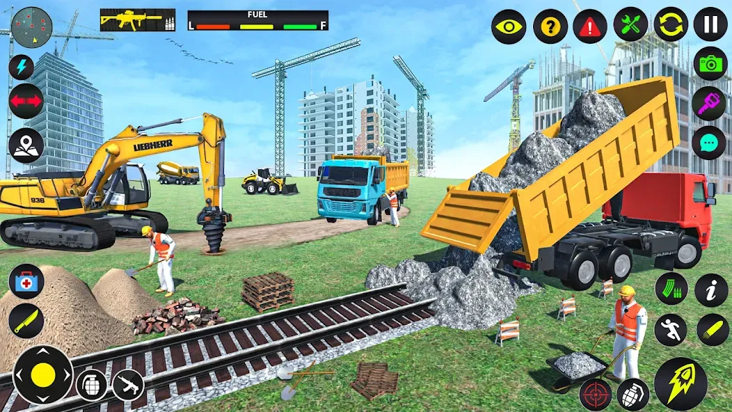 Excavator Simulator Crane Game (Экскаватор Симулятор Кран Игра)  [МОД Меню] Screenshot 1