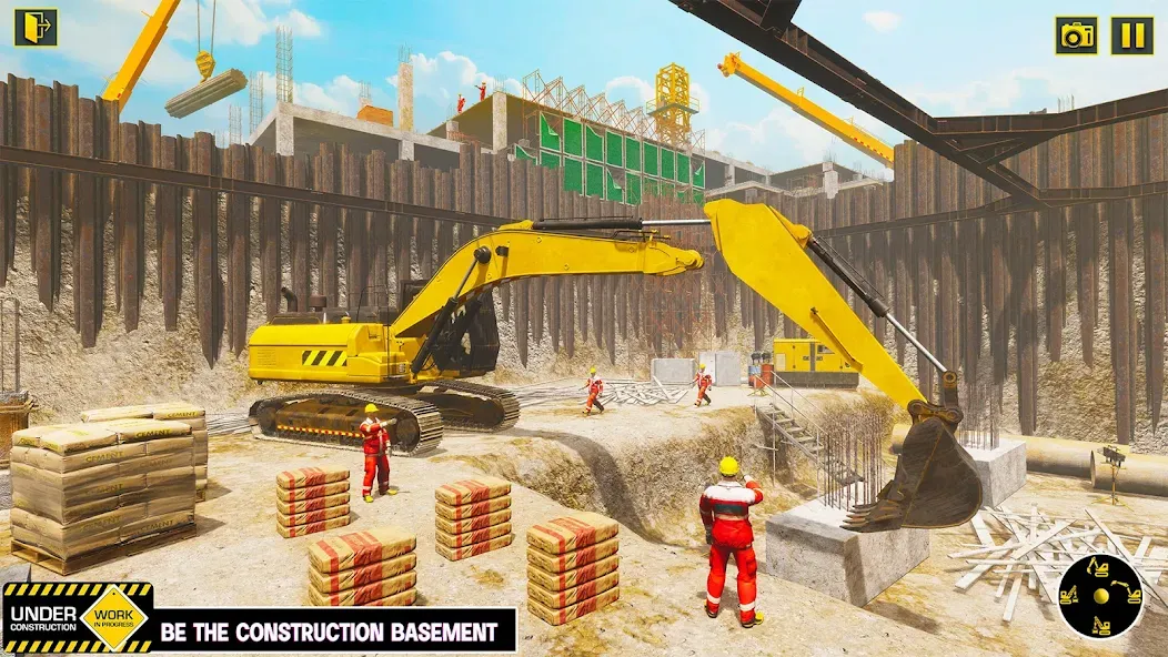 Excavator Simulator Crane Game (Экскаватор Симулятор Кран Игра)  [МОД Меню] Screenshot 3