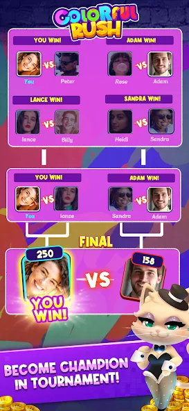 Match Club : PvP Match3 (Матч Клуб)  [МОД Бесконечные монеты] Screenshot 1