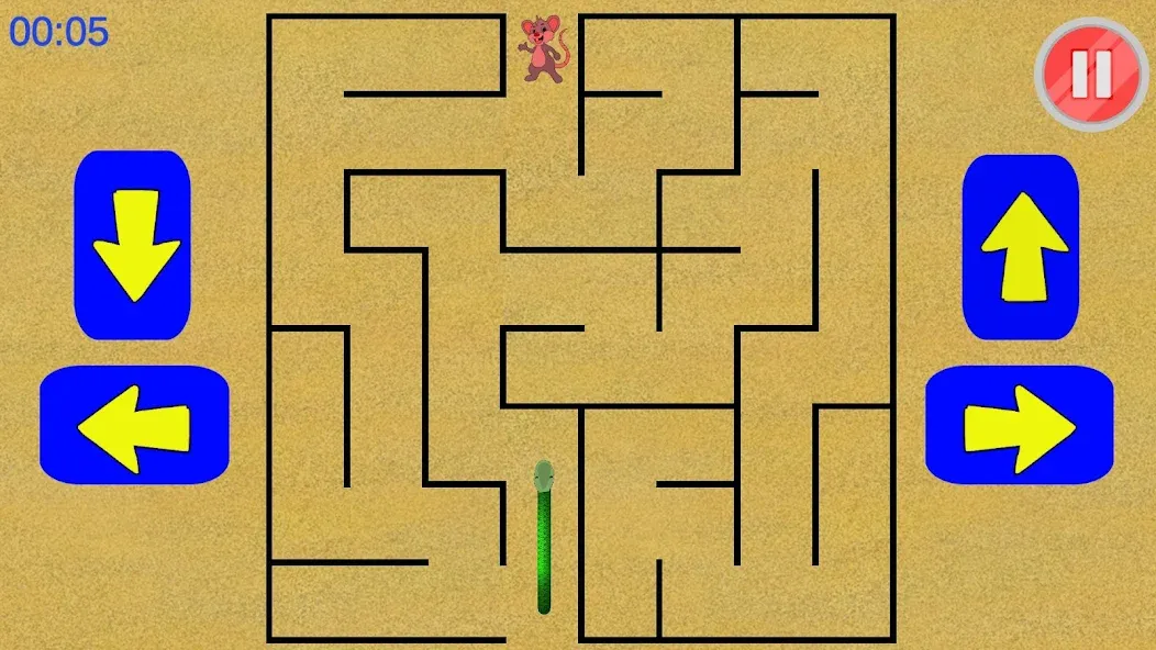 Snake Maze game (Змеиная лабиринтная игра)  [МОД Все открыто] Screenshot 3