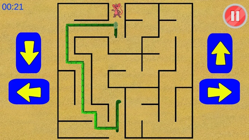Snake Maze game (Змеиная лабиринтная игра)  [МОД Все открыто] Screenshot 5