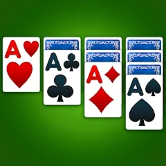 Скачать взлом Solitaire: Classic Card Game (Клондайк Солитер)  [МОД Menu] - стабильная версия apk на Андроид
