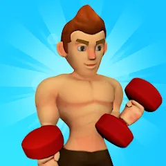 Взломанная Muscle Tycoon 3D: MMA Boxing (Масл Тайкун 3D)  [МОД Бесконечные монеты] - последняя версия apk на Андроид