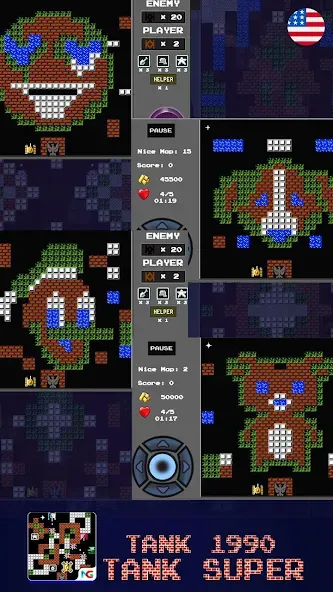 Tank 1990: Battle City Tank  [МОД Бесконечные деньги] Screenshot 3