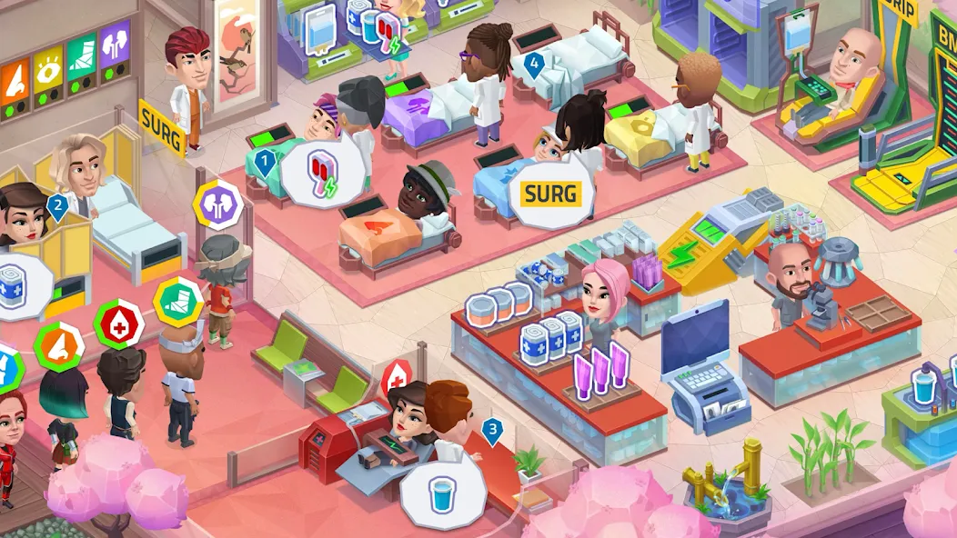 Happy Clinic: Hospital Game  [МОД Много монет] Screenshot 5