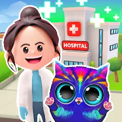 Взломанная Cute Animals: Pet Doctor (Мрдж Кьют Энималс)  [МОД Бесконечные деньги] - стабильная версия apk на Андроид