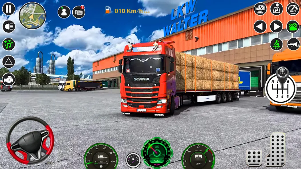 American Cargo City Driving 3D  [МОД Menu] Screenshot 1