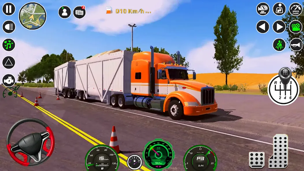 American Cargo City Driving 3D  [МОД Menu] Screenshot 2