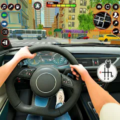 Скачать взломанную Modern Taxi Car Glory Driving  [МОД Много монет] - последняя версия apk на Андроид
