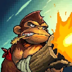 Взломанная Apes vs. Zombies  [МОД Unlocked] - полная версия apk на Андроид