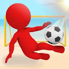 Взломанная Crazy Kick! Fun Football game  [МОД Бесконечные деньги] - полная версия apk на Андроид