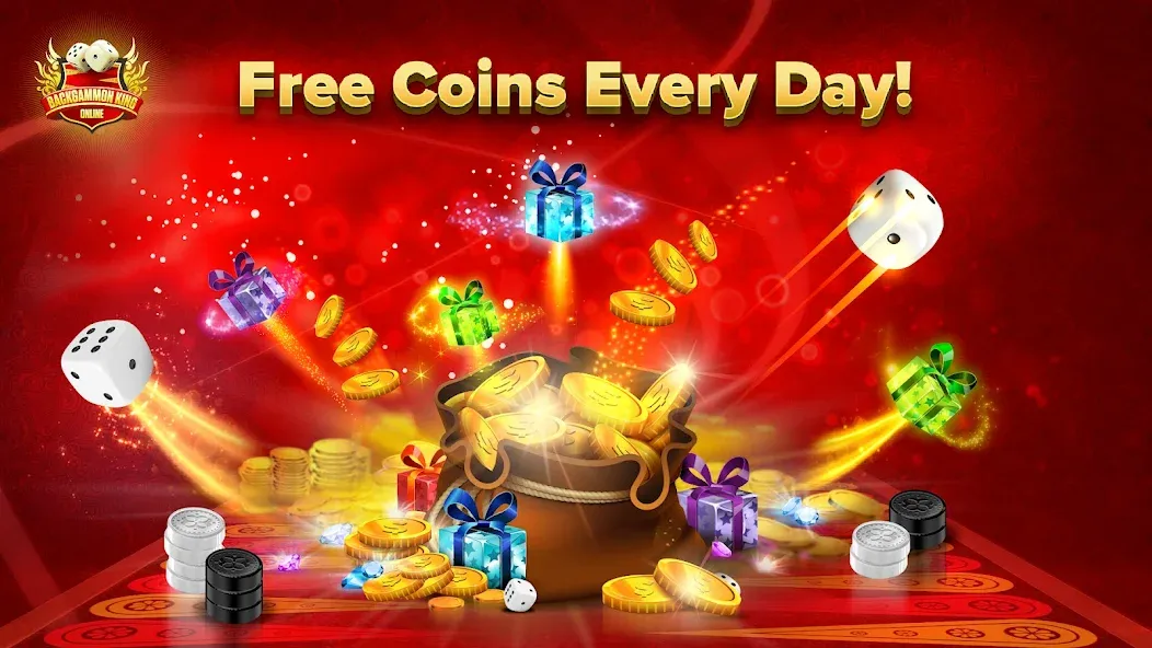 Backgammon King Online  [МОД Unlimited Money] Screenshot 3