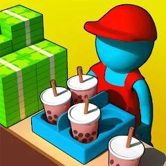 Скачать взломанную My Mini Boba Tea Cafe Tycoon (Экстримные Гонки на Велосипедах)  [МОД Много денег] - последняя версия apk на Андроид