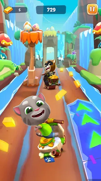 Talking Tom Time Rush  [МОД Unlocked] Screenshot 1