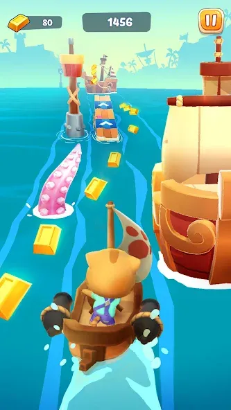 Talking Tom Time Rush  [МОД Unlocked] Screenshot 4