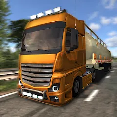 Взломанная European Truck Simulator (Юро Трак Драйвер)  [МОД Все открыто] - полная версия apk на Андроид