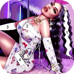 Взломанная Fun Color:Happy Coloring games  [МОД Все открыто] - стабильная версия apk на Андроид