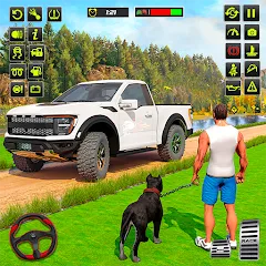 Взломанная Offroad 4x4 Jeep Driving Game  [МОД Menu] - полная версия apk на Андроид