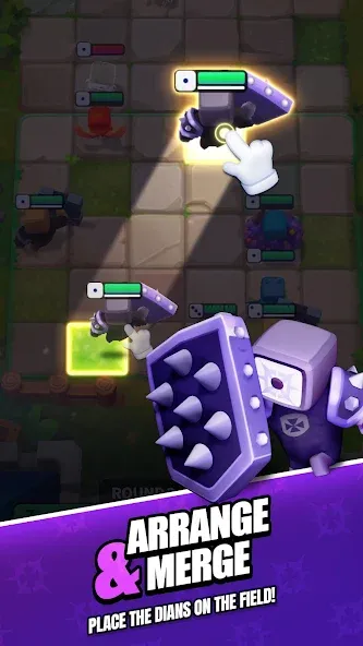 Roll Roll: Dice Heroes (Рэндом Дайс)  [МОД Бесконечные деньги] Screenshot 1